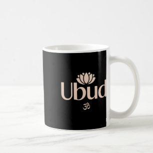 Ubud Li Aum Om Spirituelle Lotusblumen-Meditation Kaffeetasse