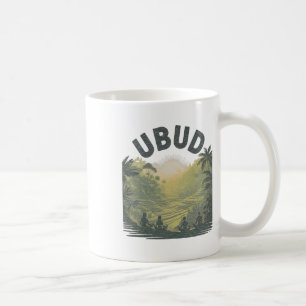 Ubud Li Reisfelder Dschungel Meditation Yoga Kaffeetasse