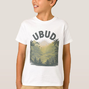 Ubud Li Reisfelder Dschungel Meditation Yoga T-Shirt