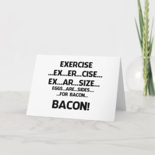 Übung. .BACON Karte