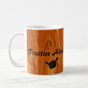 Übung der Aloha-Tasse Kaffeetasse