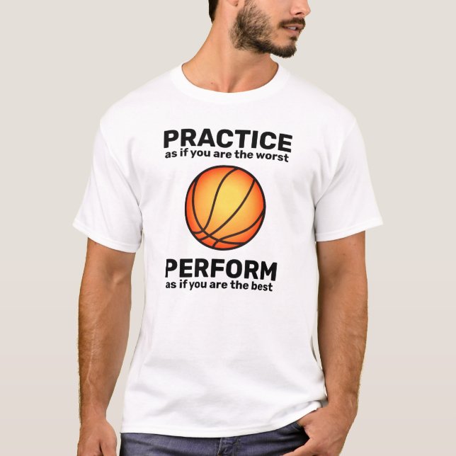 Übung / Durchführung [Sport] Basketball-Symbol T-S T-Shirt (Vorderseite)