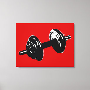 Übung. Fitness. Gymnastik Leinwanddruck