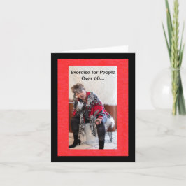 Übung für Personen über 60 Jahren Karte