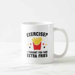 Übung? Ich dachte, dass Sie Extrakosten-Fischroge Kaffeetasse