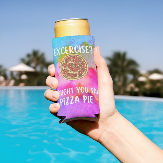 Übung Ich dachte, Sie sagten Pizza Pie 12oz Selters Dosenkühler (In Situ Pool)