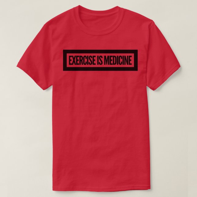Übung ist Medizin  T-Shirt (Design vorne)