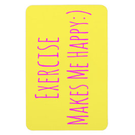 Übung macht mich glücklich magnet