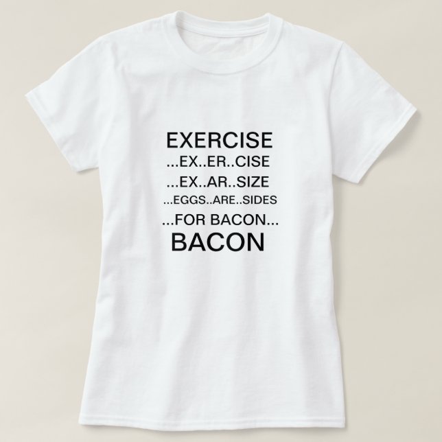 Übung und Speck-T - Shirt (Design vorne)