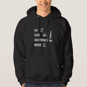 Übungen zur sportlichen Fitness der Kalisthenik Hoodie