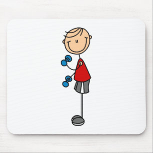 Übungs-Strichmännchen-Mauspad Mousepad