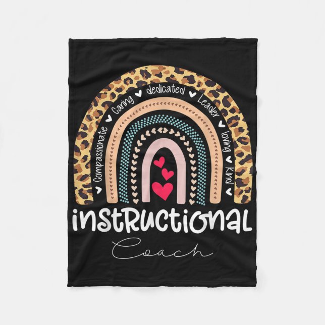 Übungscoach-Crew-Matching-Back-To-School-L Fleecedecke (Vorderseite)