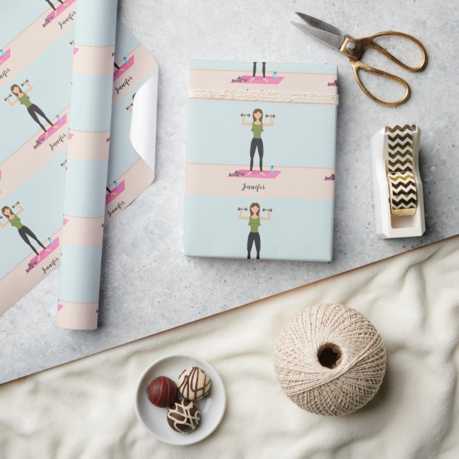 Übungsmuster für Girl Illustration und Individuell Geschenkpapier (Kunsthandwerk)