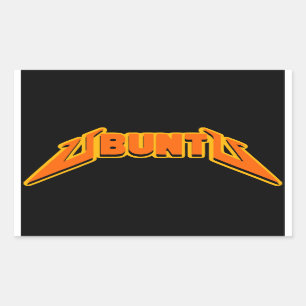 Ubuntu-Felsen-Parodie-Logo-Aufkleber Rechteckiger Aufkleber