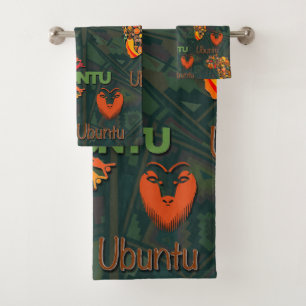 Ubuntu - Ich bin, weil wir sind. Badhandtuch Set