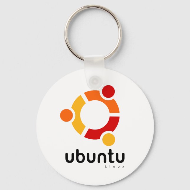 Ubuntu Linux Open Source Schlüsselanhänger (Vorderseite)