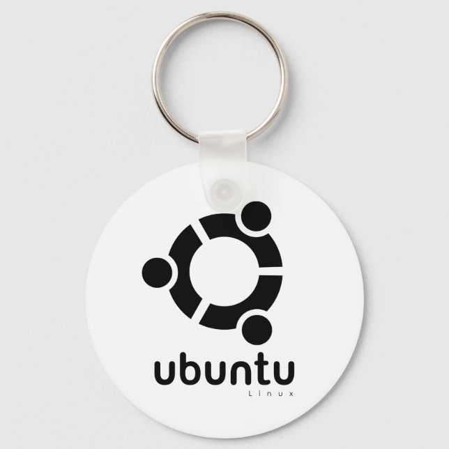 Ubuntu Linux Open Source Schlüsselanhänger (Vorderseite)