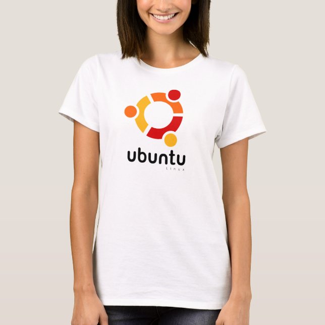 Ubuntu Linux Quelle T-Shirt (Vorderseite)