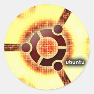 Ubuntu Runder Aufkleber
