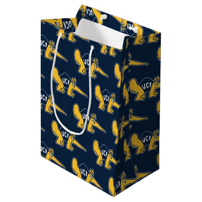 UC Irvine | UCI Anteaters Mittlere Geschenktüte (Vorderseite Schrägansicht)