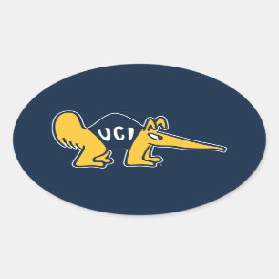 UC Irvine   UCI Anteaters Ovaler Aufkleber