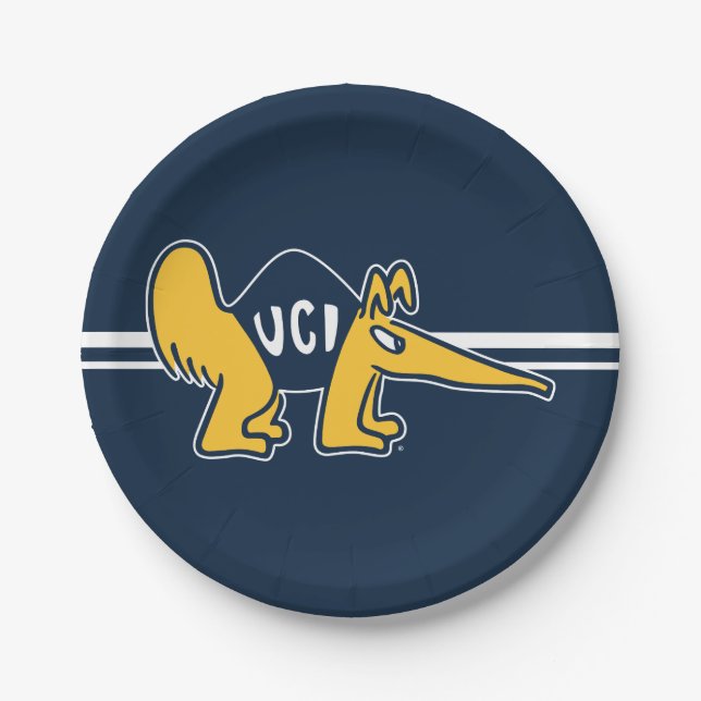 UC Irvine | UCI Anteaters Pappteller (Vorderseite)
