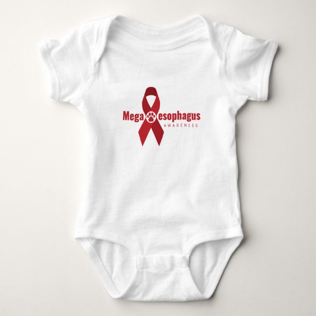UCB ME Awareness Ribbon One Piece undershirt Baby Strampler (Vorderseite)