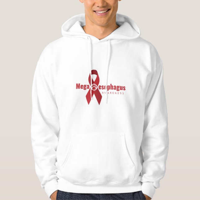 UCB Mens Hoodie Sweatshirt ME Awareness Ribbon (Vorderseite)