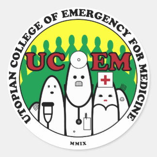 UCEM-Aufkleber Runder Aufkleber