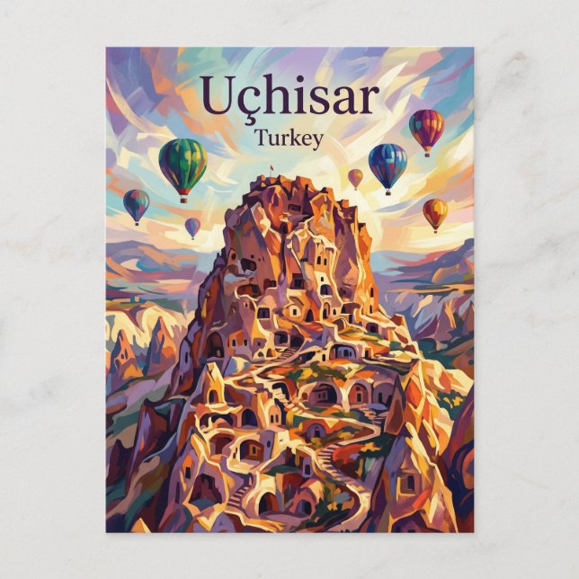 Uçhisar Türkei Postkarte (Vorderseite)