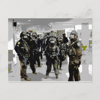 UCPD zum Mittagessen Postkarte