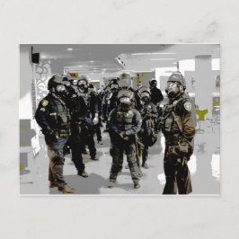 UCPD zum Mittagessen Postkarte