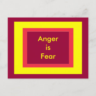 ! UCreate Wut ist Angst Postkarte