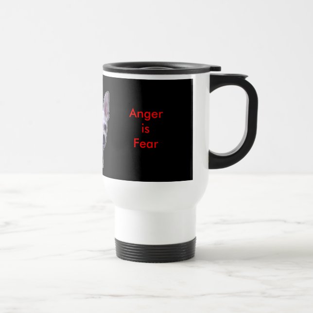 ! UCreate Wut ist Angst Reisebecher (Rechts)