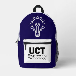 UCT_INGENIEUR GEDRUCKTER RANZEN BEDRUCKTER RUCKSACK