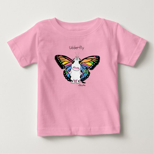 UDDERFLY von Sandra Boynton Baby T-shirt (Vorderseite)