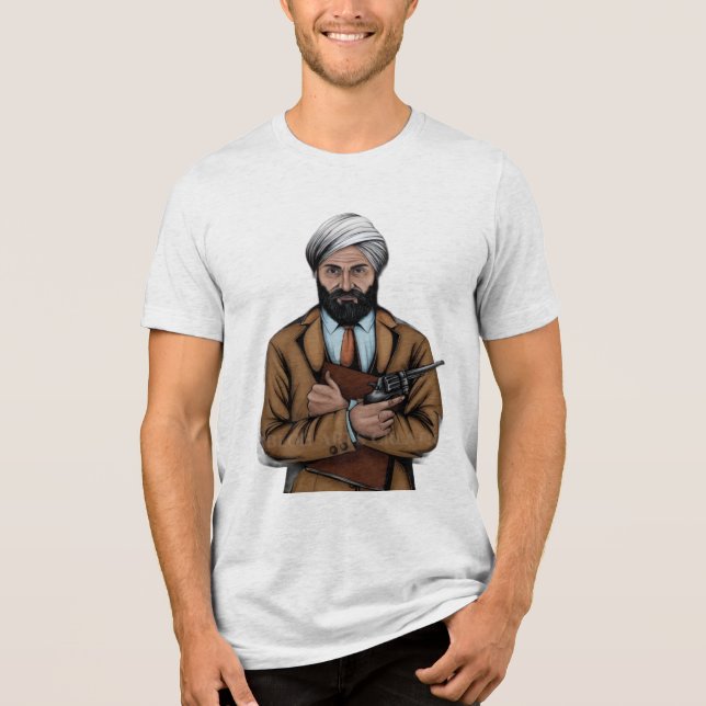 udham singshirt Tri-Blend shirt (Vorderseite)