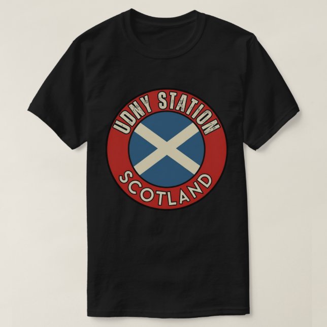 Udny Station, Schottland T-Shirt (Design vorne)