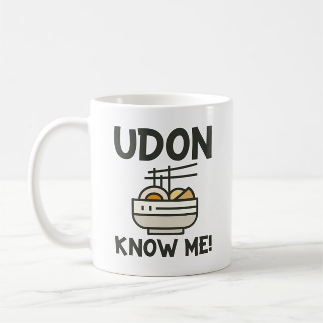 Udon kenne mich kaffeetasse (Links)