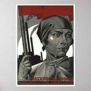 UdSSR CCCP Kalter Krieg Sowjetunion Gewerkschaft P Poster
