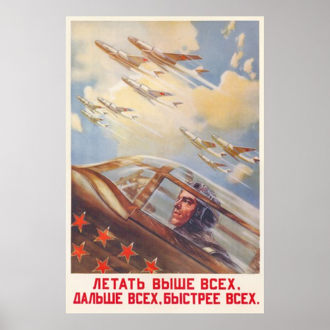 UdSSR CCCP Kalter Krieg Sowjetunion Gewerkschaft P Poster (Vorne)