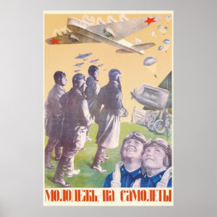 UdSSR CCCP Kalter Krieg Sowjetunion Gewerkschaft P Poster