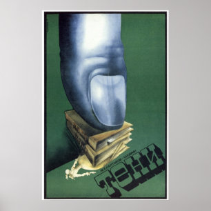 UdSSR CCCP Kalter Krieg Sowjetunion Gewerkschaft P Poster