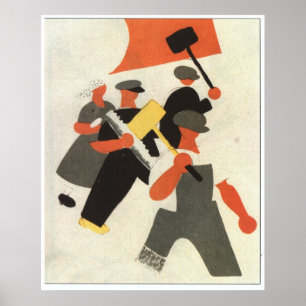 UdSSR CCCP Kalter Krieg Sowjetunion Gewerkschaft P Poster