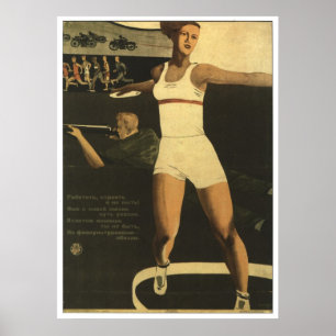 UdSSR CCCP Kalter Krieg Sowjetunion Gewerkschaft P Poster