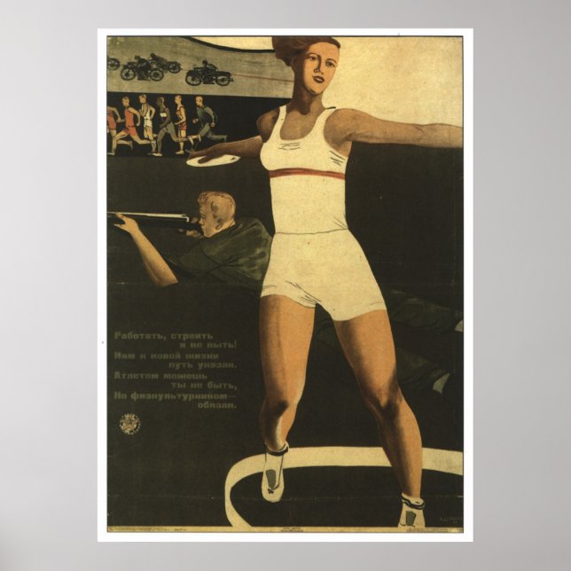 UdSSR CCCP Kalter Krieg Sowjetunion Gewerkschaft P Poster (Vorne)