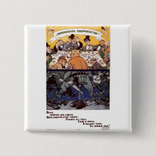 UdSSR CCCP Kalter Krieg Sowjetunion Propagandaplak Button