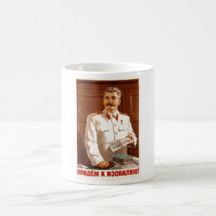 UdSSR CCCP Kalter Krieg Sowjetunion Propagandaplak Kaffeetasse