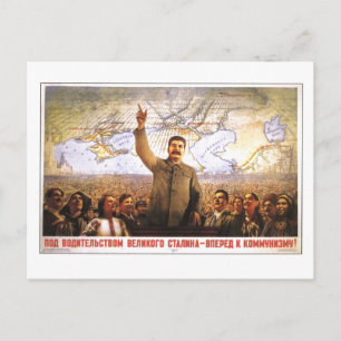 UdSSR CCCP Kalter Krieg Sowjetunion Propagandaplak Postkarte