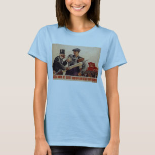 UdSSR CCCP Kalter Krieg Sowjetunion Propagandaplak T-Shirt